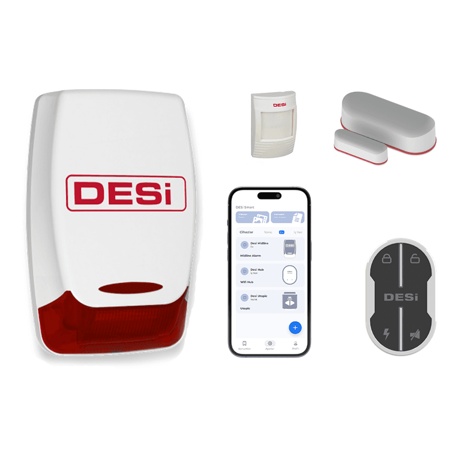 DESi Midline Smart Plus hareket sensörlü akıllı alarm sistemi
